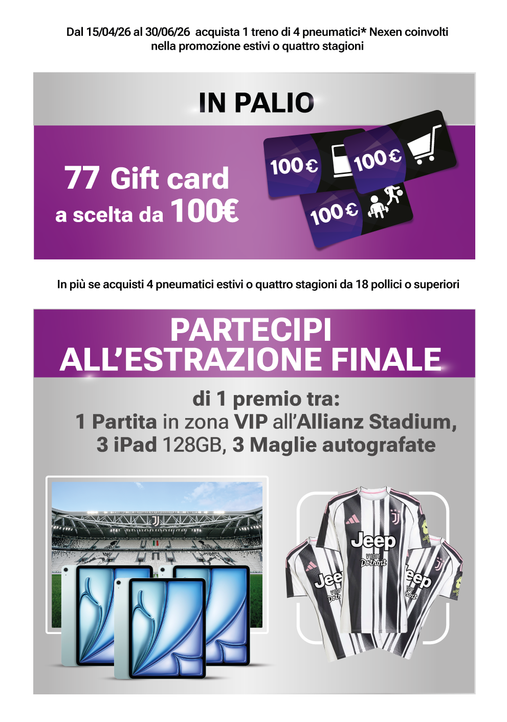 premi Acquista e vinci con Nexen Tire